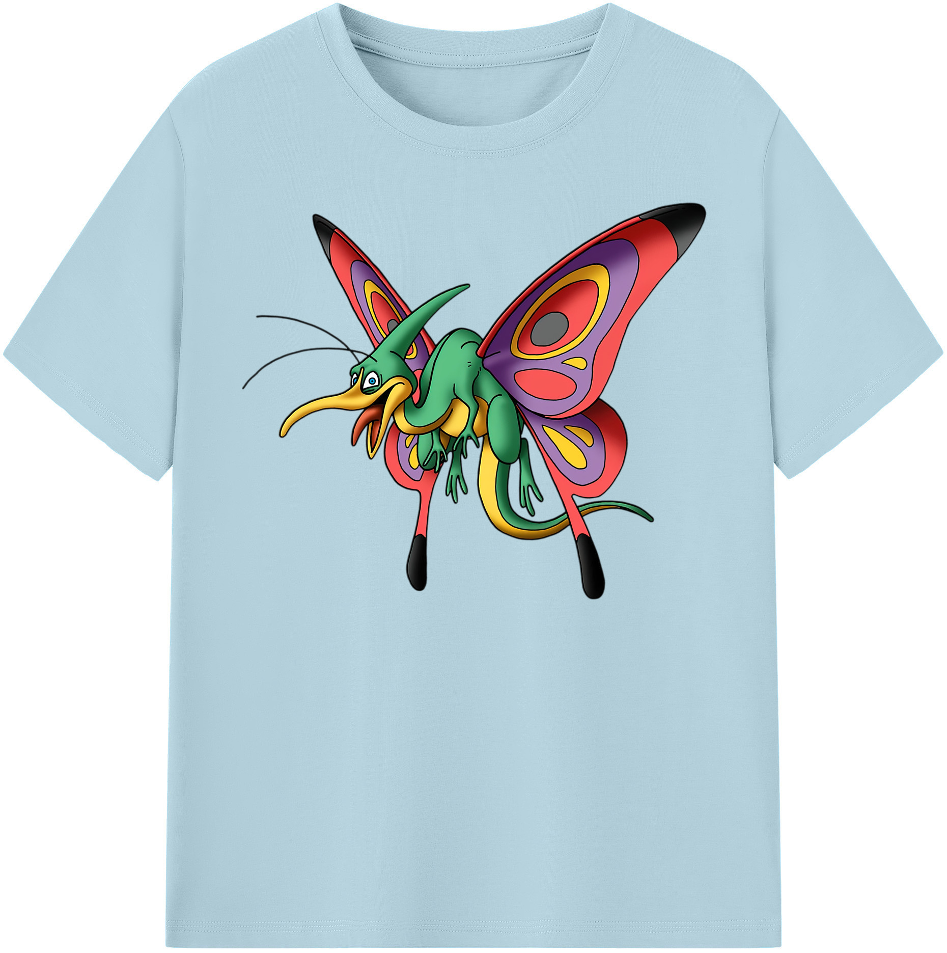 （画像用） ドラゴンクエスト Doragon Kuesuto Dragon Quest 綿100％半袖Tシャツ（フロントプリント）